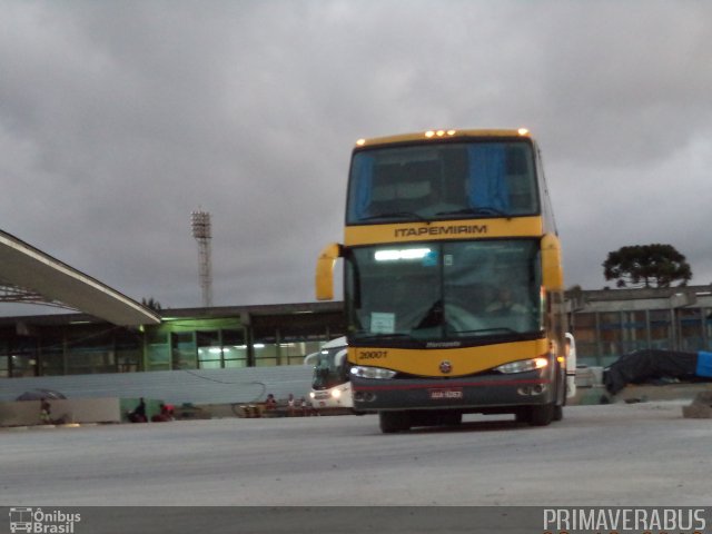 Viação Itapemirim 20001 na cidade de Curitiba, Paraná, Brasil, por Alexandre Rodrigo. Número da foto: #3659969.