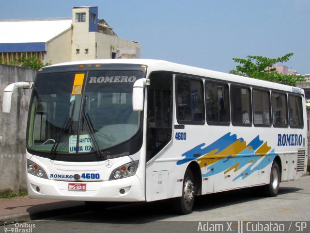 Turismo Romero 4600 na cidade de Cubatão, São Paulo, Brasil, por Adam Xavier Rodrigues Lima. ID da foto: 3659959.