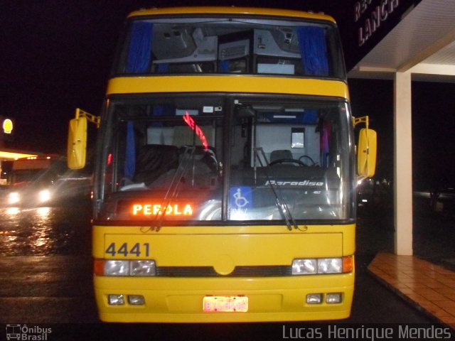 Transportes Coletivos Pérola do Oeste 4441 na cidade de Laranjeiras do Sul, Paraná, Brasil, por Lucas Henrique Mendes. Número da foto: #3660506.