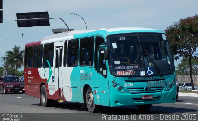 Unimar Transportes 31316 na cidade de Vitória, Espírito Santo, Brasil, por Cristiano Soares da Silva. ID da foto: 3660708.