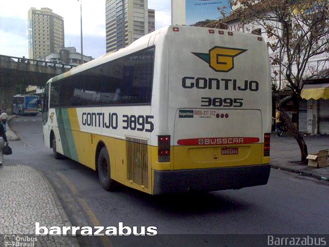 Empresa Gontijo de Transportes 3895 na cidade de Belo Horizonte, Minas Gerais, Brasil, por Rodrigo Barraza. ID da foto: 3663276.