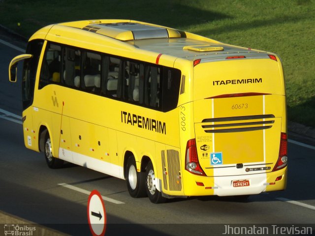 Viação Itapemirim 60673 na cidade de Lavrinhas, São Paulo, Brasil, por Jhonatan Diego da Silva Trevisan. Número da foto: #3662050.