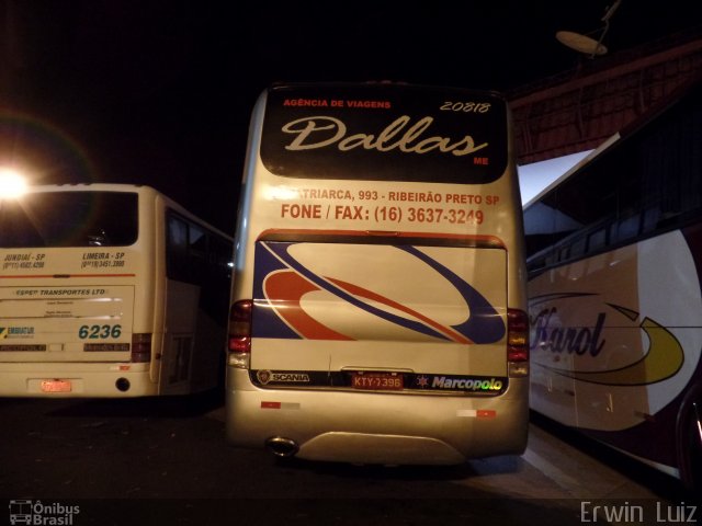 Dallas Turismo e Fretamento 20818 na cidade de Limeira, São Paulo, Brasil, por Erwin  Luiz. Número da foto: #3662743.