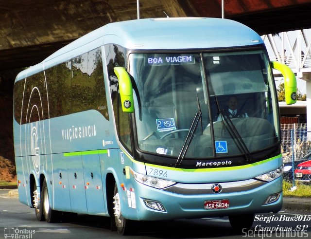 Viação Garcia 7896 na cidade de Campinas, São Paulo, Brasil, por Sérgio de Sousa Elias. ID da foto: 3661880.