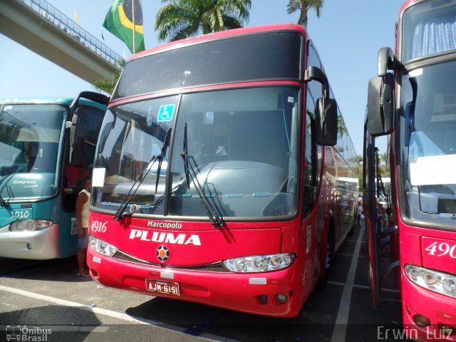 Pluma Conforto e Turismo 4916 na cidade de Aparecida, São Paulo, Brasil, por Erwin  Luiz. Número da foto: #3665140.