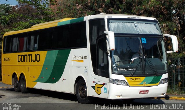 Empresa Gontijo de Transportes 16025 na cidade de São Paulo, São Paulo, Brasil, por Cristiano Soares da Silva. ID da foto: 3664179.