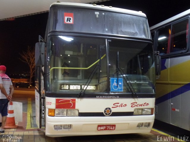 Viação São Bento Ribeirão Preto 1380 na cidade de Limeira, São Paulo, Brasil, por Erwin  Luiz. Número da foto: #3665106.