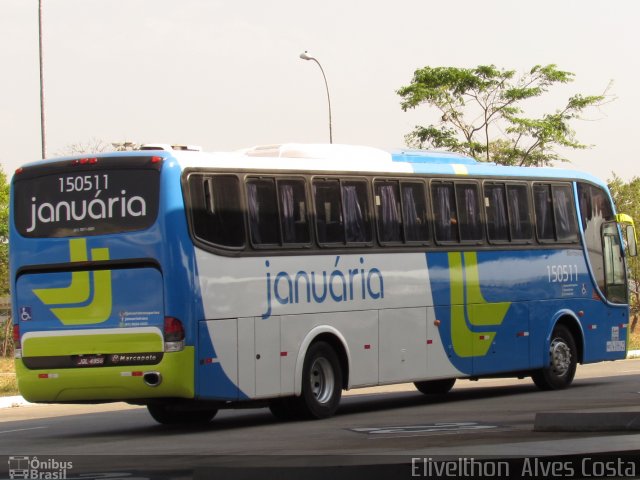 Januária Transporte e Turismo 150511 na cidade de Brasília, Distrito Federal, Brasil, por Elivelthon  Alves Costa. Número da foto: #3667392.