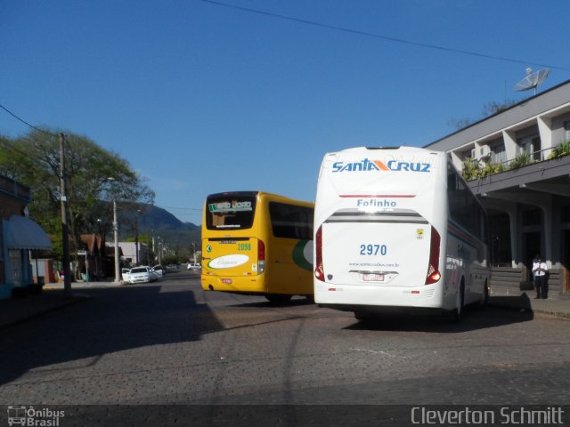VUSC - Viação União Santa Cruz 2970 na cidade de Candelária, Rio Grande do Sul, Brasil, por Cleverton Schmitt. Número da foto: #3665851.