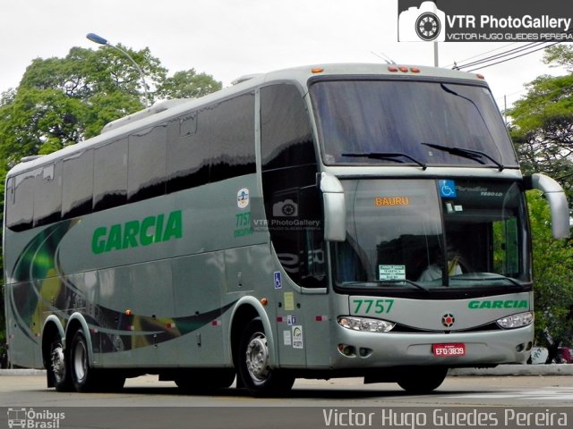 Viação Garcia 7757 na cidade de Maringá, Paraná, Brasil, por Victor Hugo Guedes Pereira. Número da foto: #3666514.
