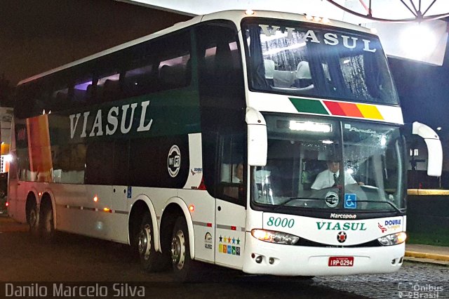 Viasul - Auto Viação Venâncio Aires 8000 na cidade de Joinville, Santa Catarina, Brasil, por Danilo Marcelo Silva. ID da foto: 3666640.