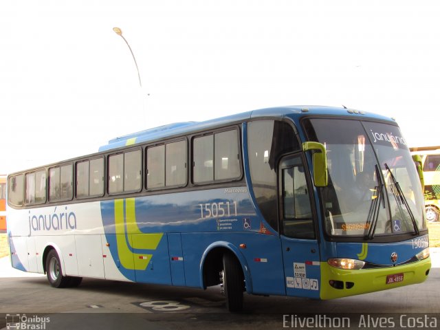 Januária Transporte e Turismo 150511 na cidade de Brasília, Distrito Federal, Brasil, por Elivelthon  Alves Costa. Número da foto: #3667404.