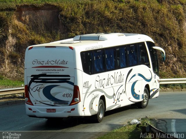 Viação Cruz de Malta Turismo 4100 na cidade de Belo Horizonte, Minas Gerais, Brasil, por Adão Raimundo Marcelino. Número da foto: #3667601.