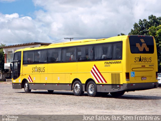 Viação Itapemirim 44011 na cidade de Vitória da Conquista, Bahia, Brasil, por Junior Almeida. Número da foto: #3668002.