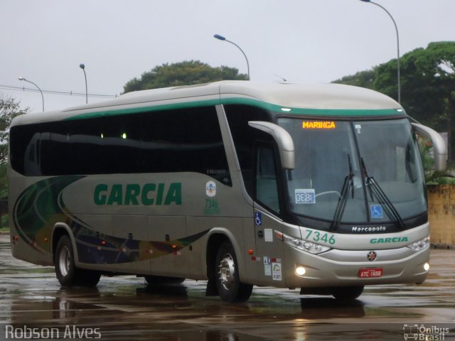 Viação Garcia 7346 na cidade de Maringá, Paraná, Brasil, por Robson Alves. Número da foto: #3667098.