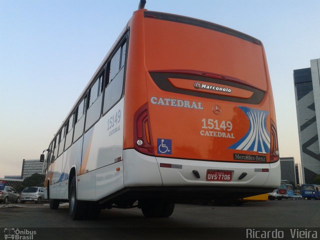 Advance Catedral Transportes 15149 na cidade de Brasília, Distrito Federal, Brasil, por Ricardo Vieira. ID da foto: 3669080.