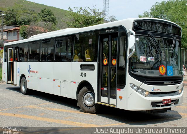 Viação Pinheiral 3017 na cidade de Volta Redonda, Rio de Janeiro, Brasil, por José Augusto de Souza Oliveira. ID da foto: 3669343.