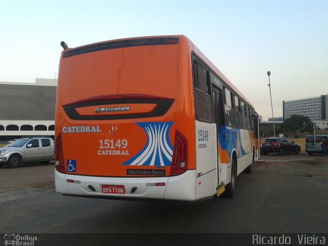 Advance Catedral Transportes 15149 na cidade de Brasília, Distrito Federal, Brasil, por Ricardo Vieira. ID da foto: 3669079.