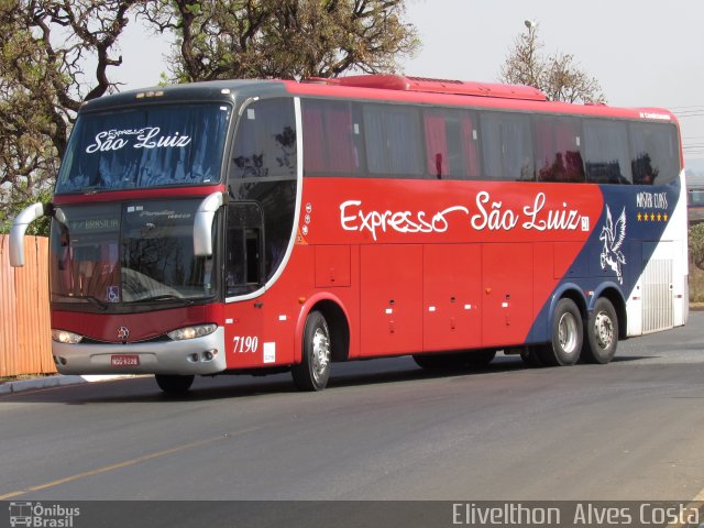 Expresso São Luiz 7190 na cidade de Brasília, Distrito Federal, Brasil, por Elivelthon  Alves Costa. Número da foto: #3669762.