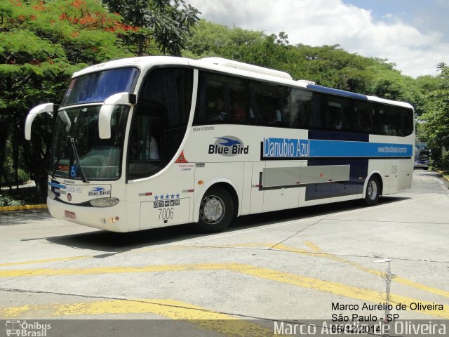 VIDA - Viação Danúbio Azul 7006 na cidade de São Paulo, São Paulo, Brasil, por Marco Aurélio de Oliveira. ID da foto: 3670092.