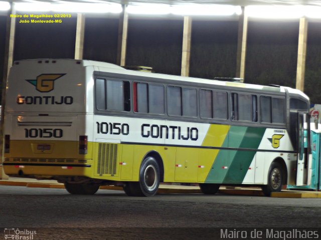 Empresa Gontijo de Transportes 10150 na cidade de João Monlevade, Minas Gerais, Brasil, por Mairo de Magalhães. ID da foto: 3668290.