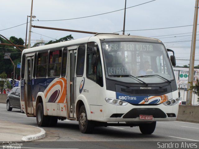 SBC Trans 1339 na cidade de São Bernardo do Campo, São Paulo, Brasil, por Sandro Alves. ID da foto: 3669015.