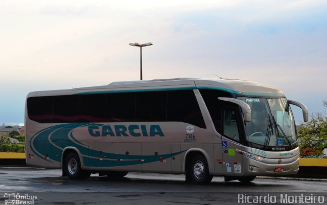 Viação Garcia 7746 na cidade de Londrina, Paraná, Brasil, por Ricardo Silva Monteiro. Número da foto: #3669205.