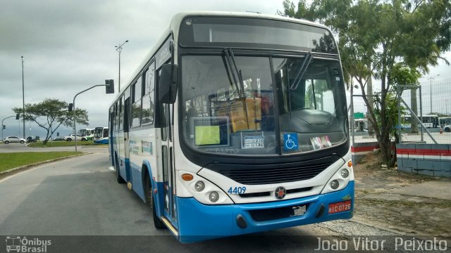 Transporte Coletivo Estrela 4409 na cidade de Florianópolis, Santa Catarina, Brasil, por João Vitor  Peixoto. Número da foto: #3670089.