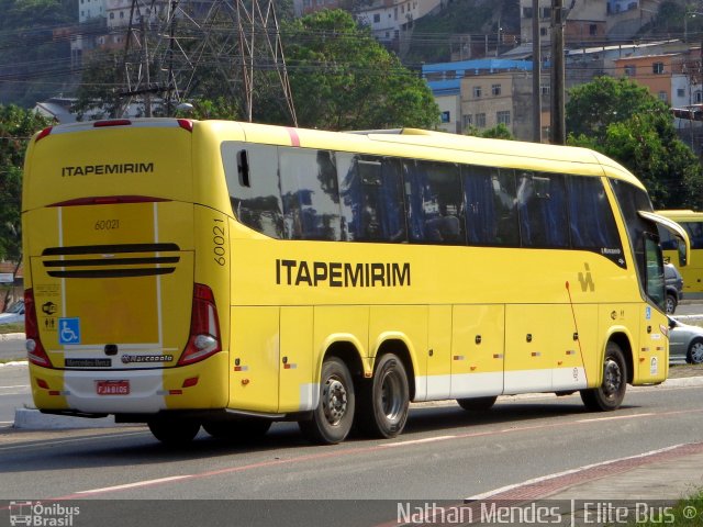Viação Itapemirim 60021 na cidade de Vitória, Espírito Santo, Brasil, por Nathan Mendes. Número da foto: #3669671.