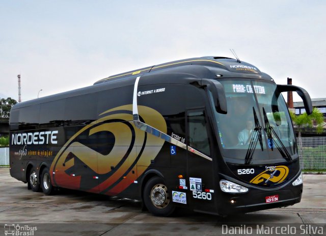 Expresso Nordeste 5260 na cidade de Curitiba, Paraná, Brasil, por Danilo Marcelo Silva. Número da foto: #3669342.