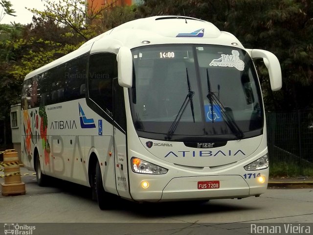 Viação Atibaia São Paulo 1714 na cidade de São Paulo, São Paulo, Brasil, por Renan Vieira. Número da foto: #3669232.