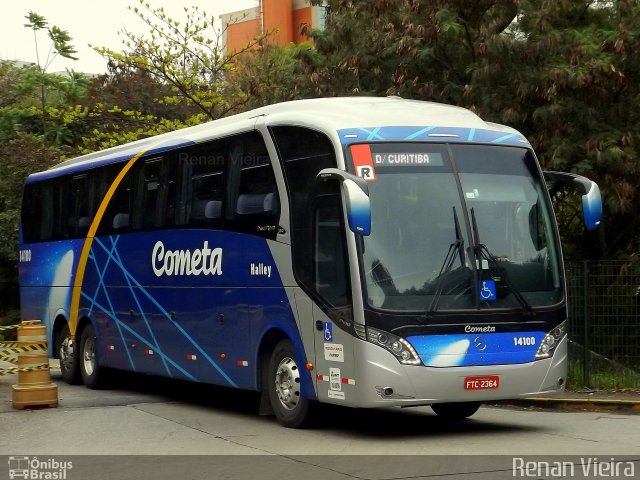 Viação Cometa 14100 na cidade de São Paulo, São Paulo, Brasil, por Renan Vieira. Número da foto: #3669262.