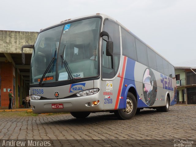 Real Transporte e Turismo 27508 na cidade de Vacaria, Rio Grande do Sul, Brasil, por Andrew Moraes. Número da foto: #3670282.