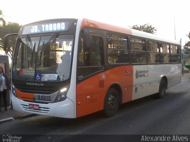 Alfa Rodobus > CooperAlfa 8 6215 na cidade de São Paulo, São Paulo, Brasil, por Alexandre Alves. Número da foto: #3669074.