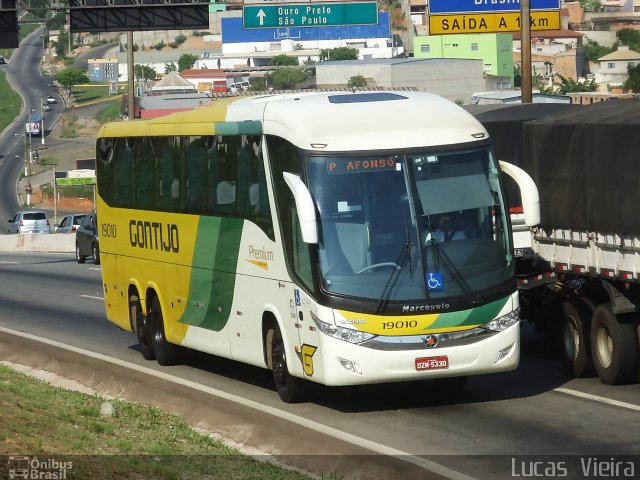 Empresa Gontijo de Transportes 19010 na cidade de Belo Horizonte, Minas Gerais, Brasil, por Lucas Vieira. Número da foto: #3669434.