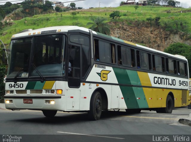 Empresa Gontijo de Transportes 9450 na cidade de Belo Horizonte, Minas Gerais, Brasil, por Lucas Vieira. ID da foto: 3672236.