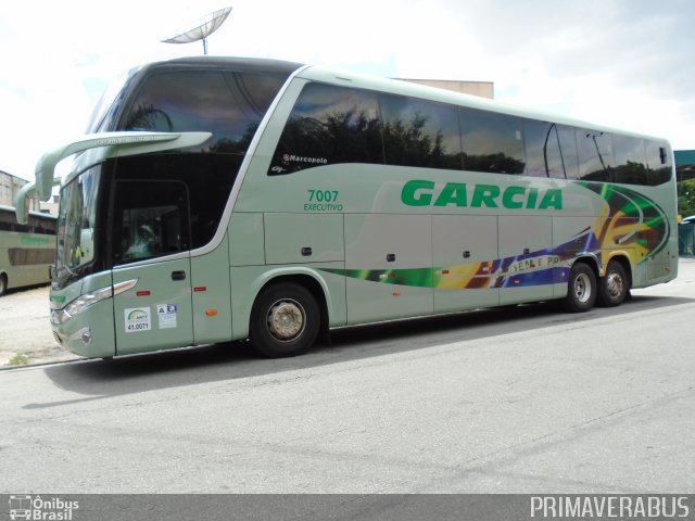 Viação Garcia 7007 na cidade de São Paulo, São Paulo, Brasil, por Alexandre Rodrigo. Número da foto: #3672004.