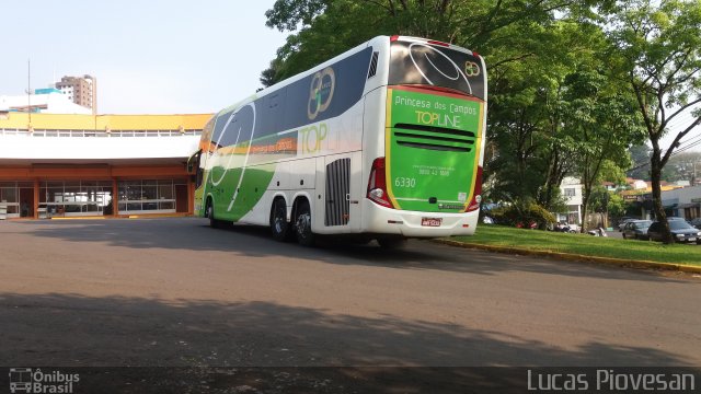 Expresso Princesa dos Campos 6330 na cidade de Francisco Beltrão, Paraná, Brasil, por Lucas Piovesan. Número da foto: #3670406.