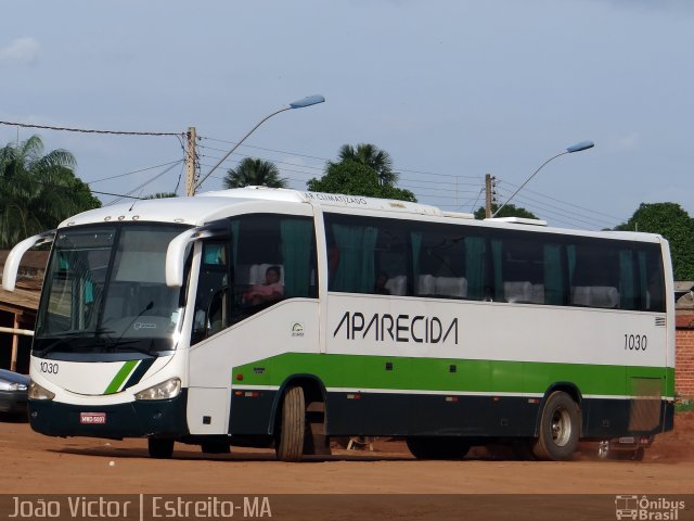 Viação Nossa Senhora Aparecida 1030 na cidade de Estreito, Maranhão, Brasil, por João Victor. ID da foto: 3672581.