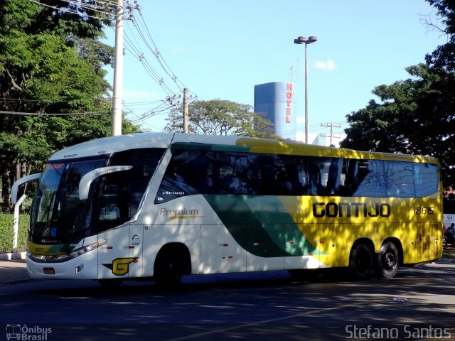 Empresa Gontijo de Transportes 18615 na cidade de Goiânia, Goiás, Brasil, por Stefano  Rodrigues dos Santos. ID da foto: 3670710.