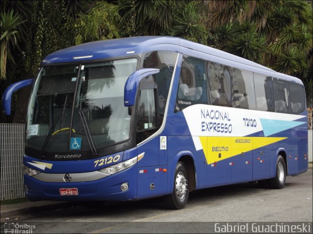 Nacional Expresso 72120 na cidade de Curitiba, Paraná, Brasil, por Gabriel Guachineski. Número da foto: #3670954.