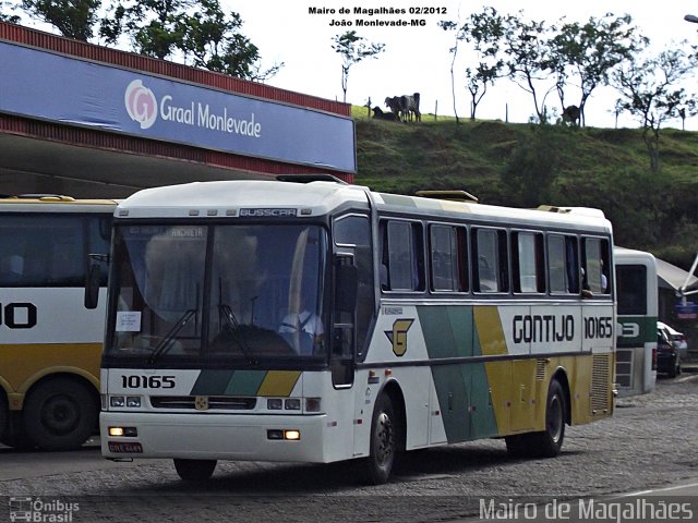 Empresa Gontijo de Transportes 10165 na cidade de João Monlevade, Minas Gerais, Brasil, por Mairo de Magalhães. ID da foto: 3670990.