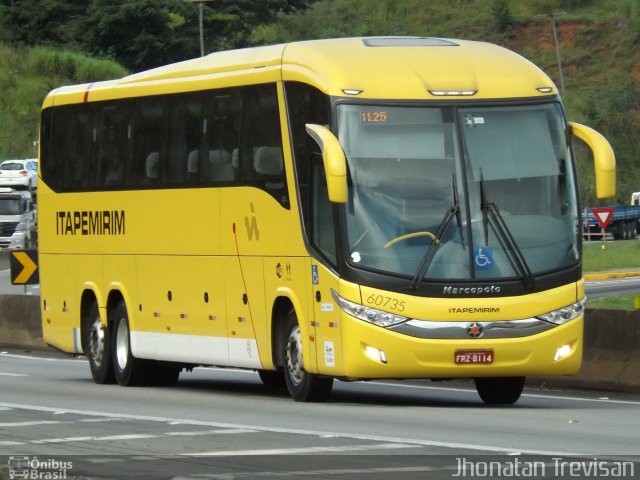 Viação Itapemirim 60735 na cidade de Lavrinhas, São Paulo, Brasil, por Jhonatan Diego da Silva Trevisan. Número da foto: #3671924.