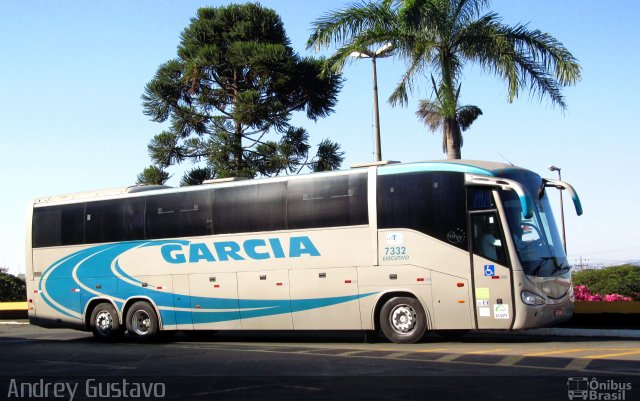 Viação Garcia 7332 na cidade de Londrina, Paraná, Brasil, por Andrey Gustavo. Número da foto: #3613102.