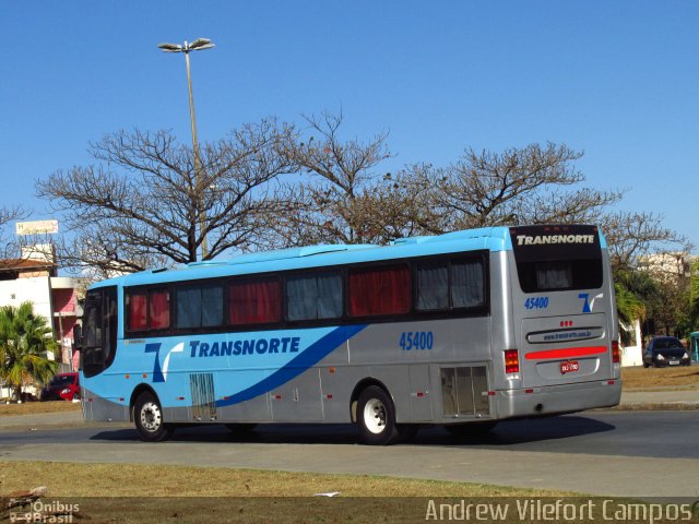 Transnorte - Transporte e Turismo Norte de Minas 45400 na cidade de Montes Claros, Minas Gerais, Brasil, por Andrew Campos. Número da foto: #3613582.