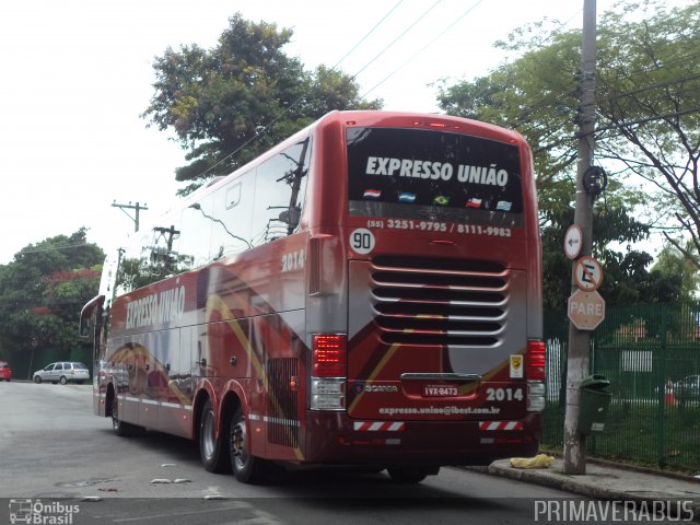 Expresso União Turismo 2014 na cidade de São Paulo, São Paulo, Brasil, por Alexandre Rodrigo. Número da foto: #3614390.