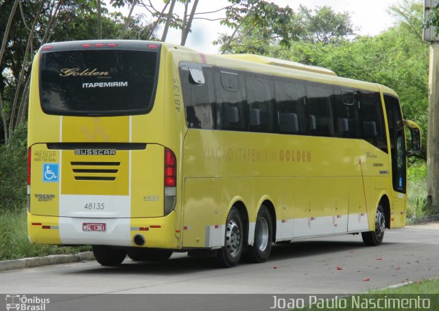 Viação Itapemirim 48135 na cidade de Recife, Pernambuco, Brasil, por Joao Paulo Nascimento Silva. ID da foto: 3673300.