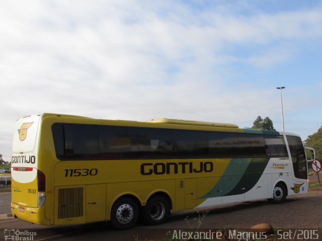 Empresa Gontijo de Transportes 11530 na cidade de Corbélia, Paraná, Brasil, por Alexandre  Magnus. ID da foto: 3673379.