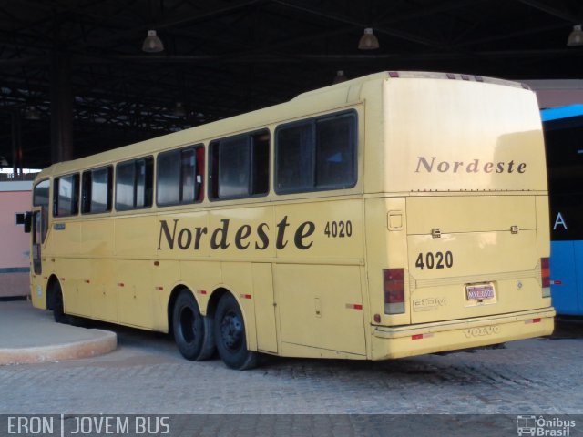 Viação Nordeste 4020 na cidade de Mossoró, Rio Grande do Norte, Brasil, por Eronildo Assunção. Número da foto: #3672765.