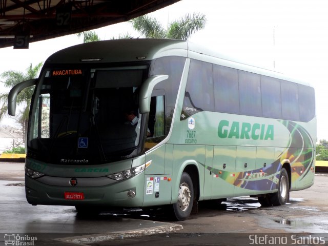 Viação Garcia 7667 na cidade de Londrina, Paraná, Brasil, por Stefano  Rodrigues dos Santos. ID da foto: 3673060.